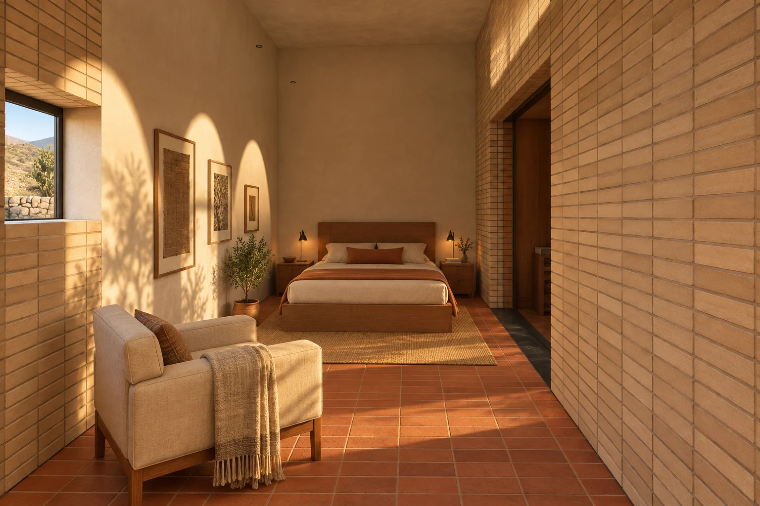 Main bedroom — Carved house