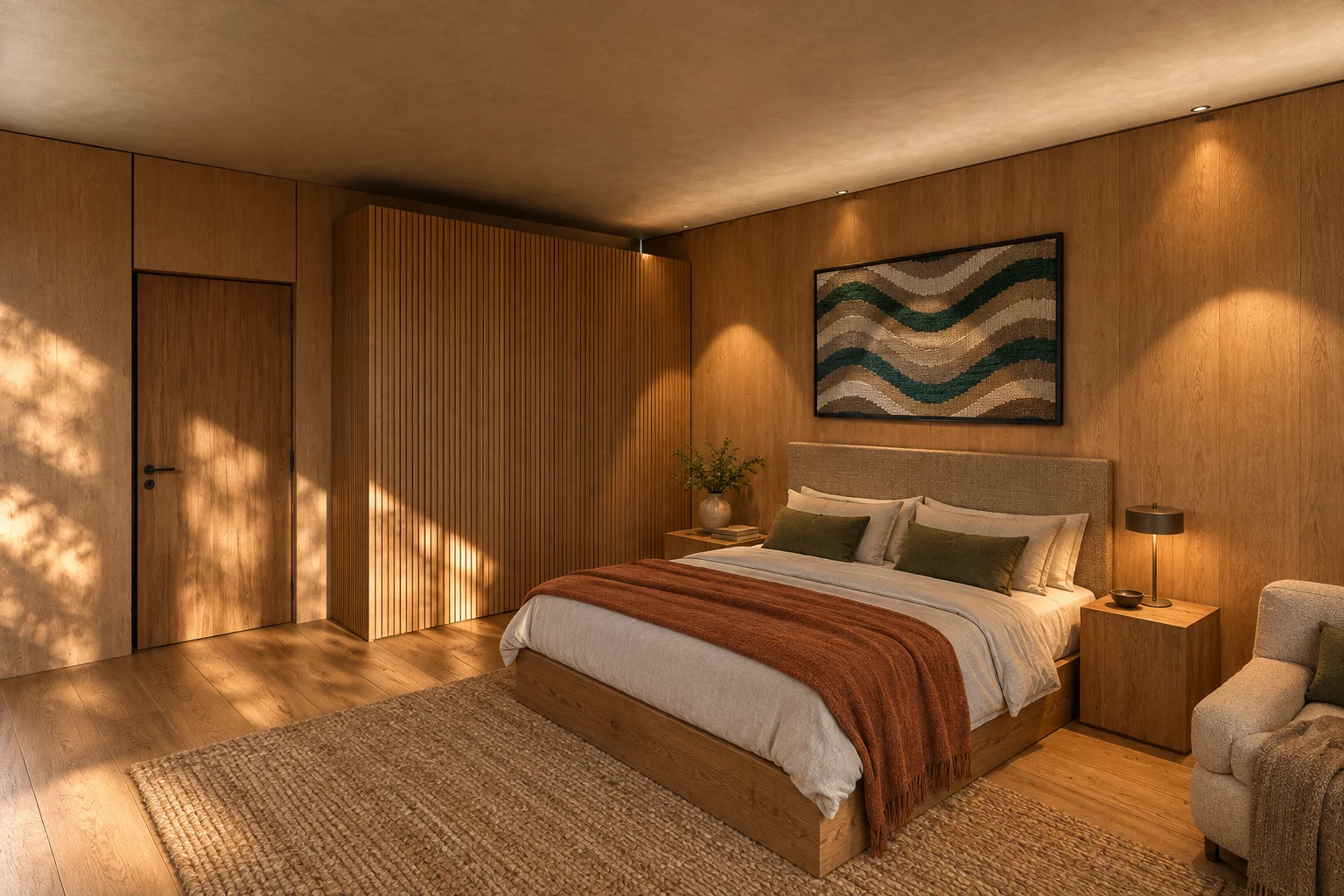 Chambre principale — Maison brume