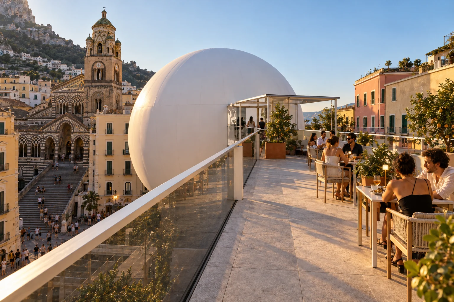 Terraza — Pabellón temporal