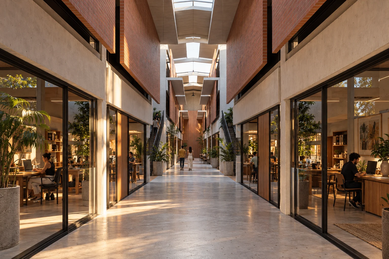 Live-work houses — La Fábrica del Río