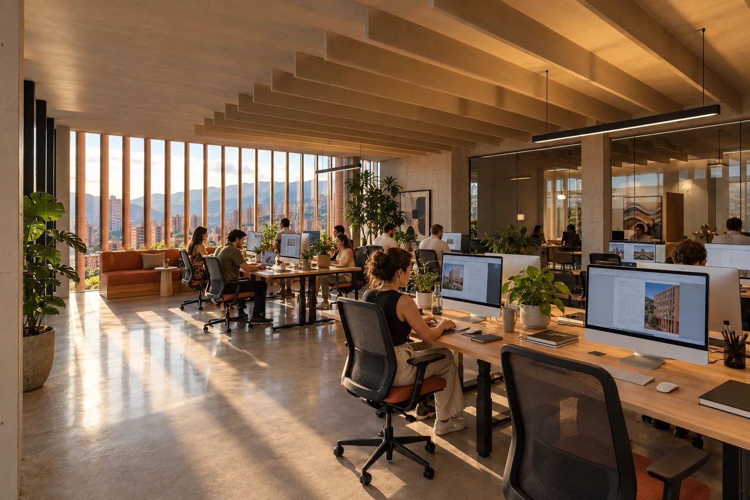 Glass offices · concept