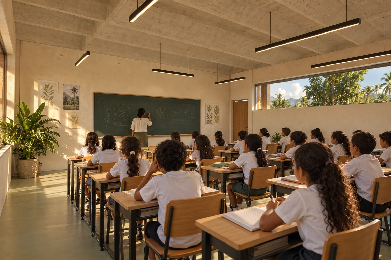Primary classroom — Patios de la Sierra