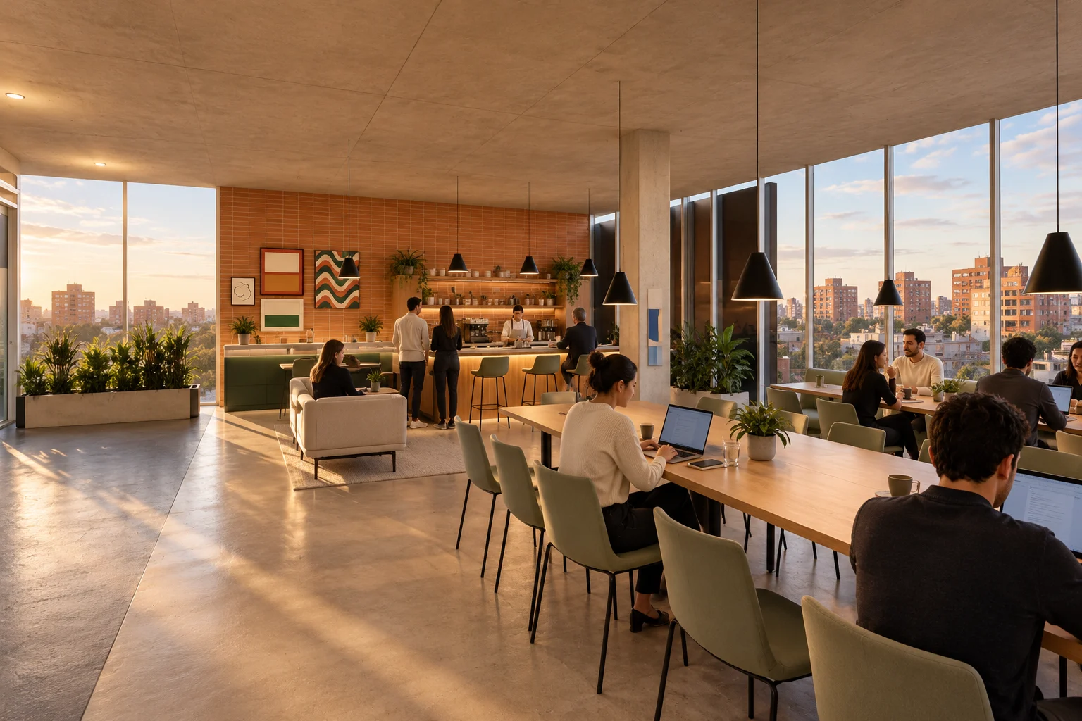 Café · meeting — Urban Mobility Workplace