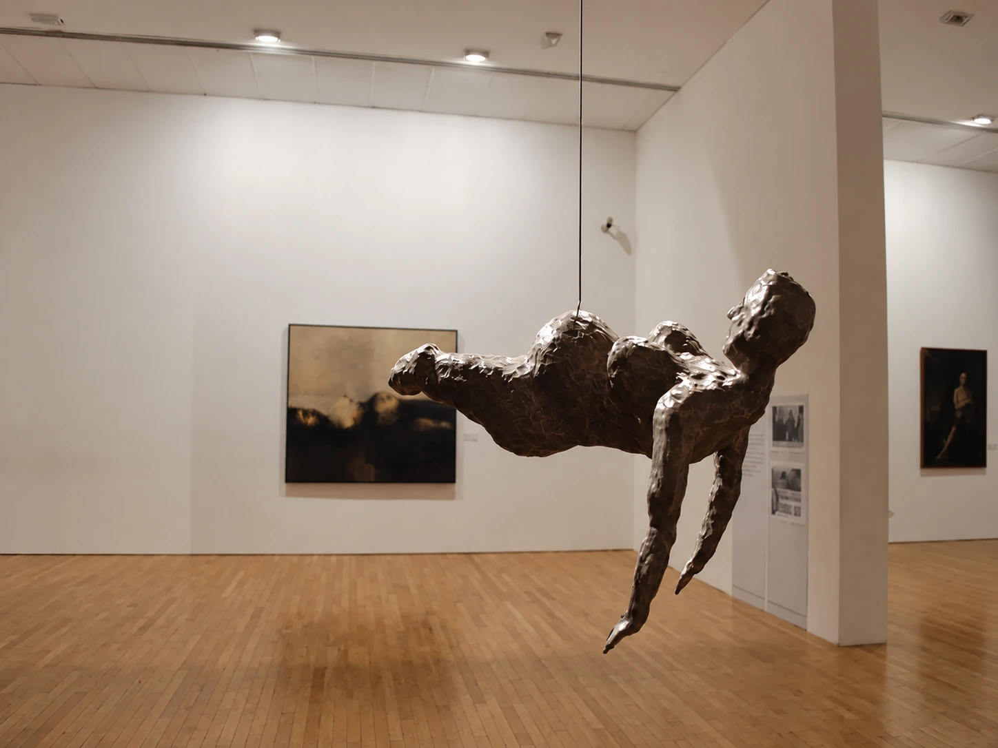 suspended sculpture — Habeas Corpus: may you have a body to exhibit
